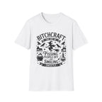 "Bitchcraft The Art of Pissing People Off and Smiling Sweetly" Witchy Tee