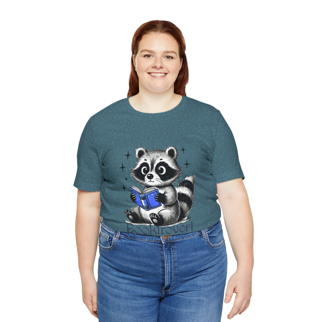 Book Lover Raccoon Tee