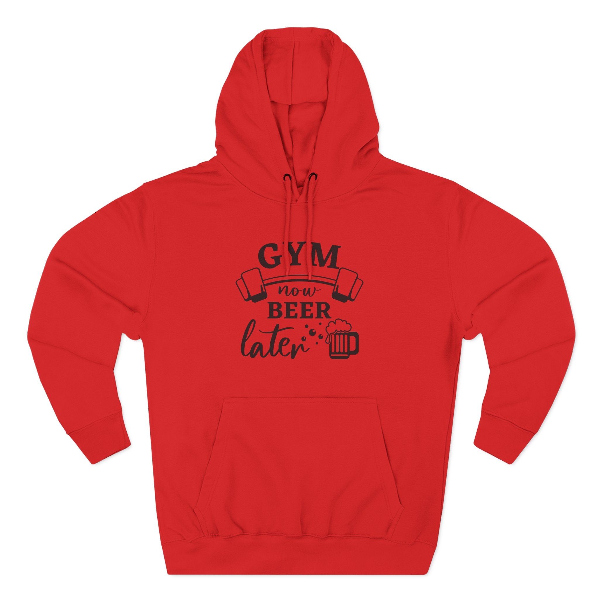 "Gym Now, Beer Later" Fitness Hoodie