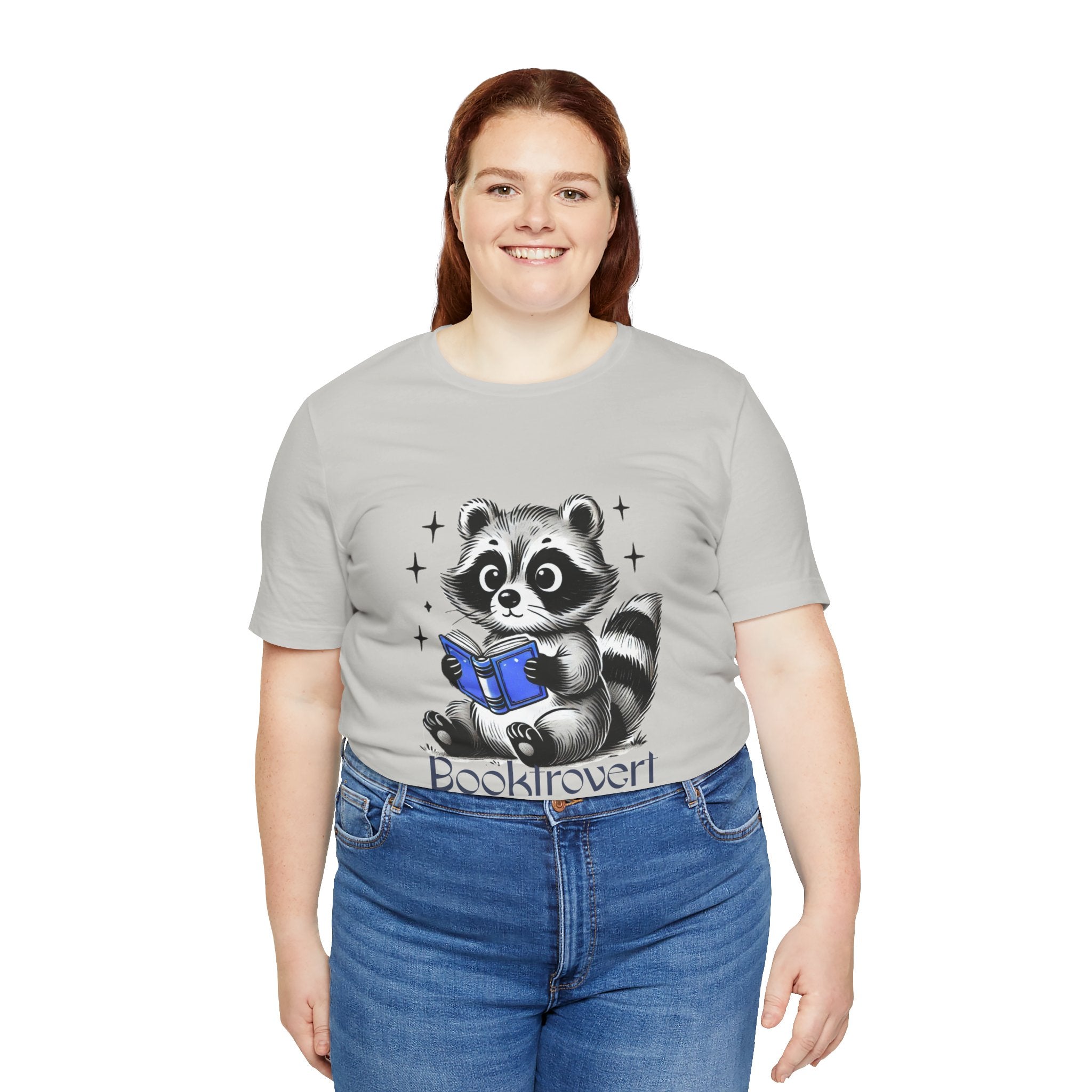 Book Lover Raccoon Tee