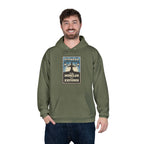 "No Muscles, No Excuses" Vintage Fitness Hoodie