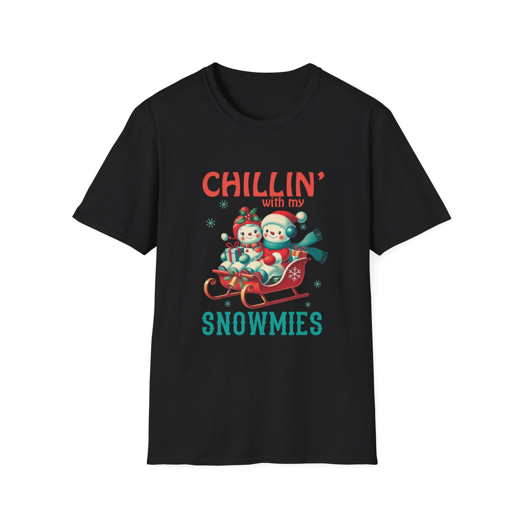 Chillin' With My Snowmies Christmas Tee