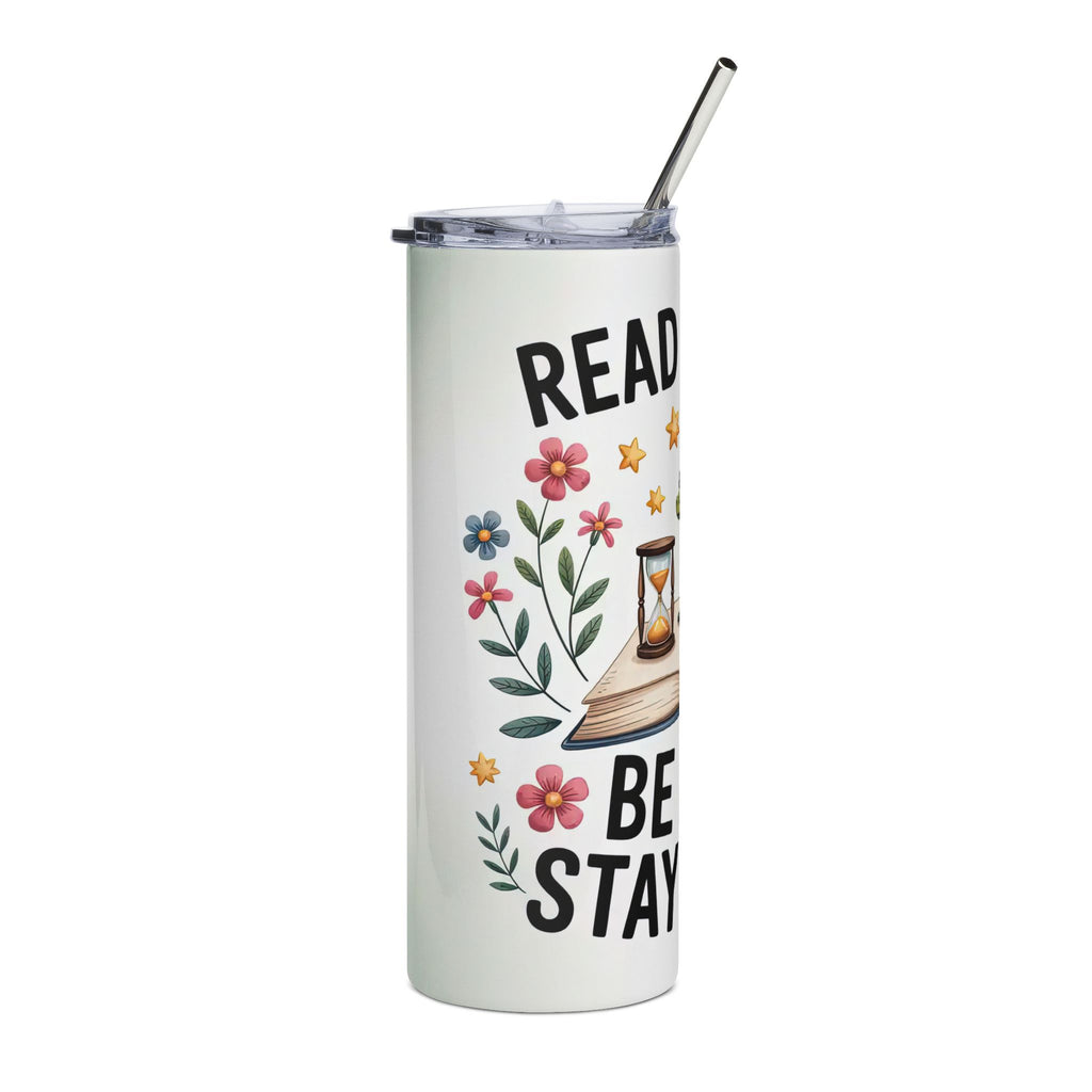 "Read Books, Be Kind, Stay Weird" Dragon Design — 20oz Stainless Tumbler