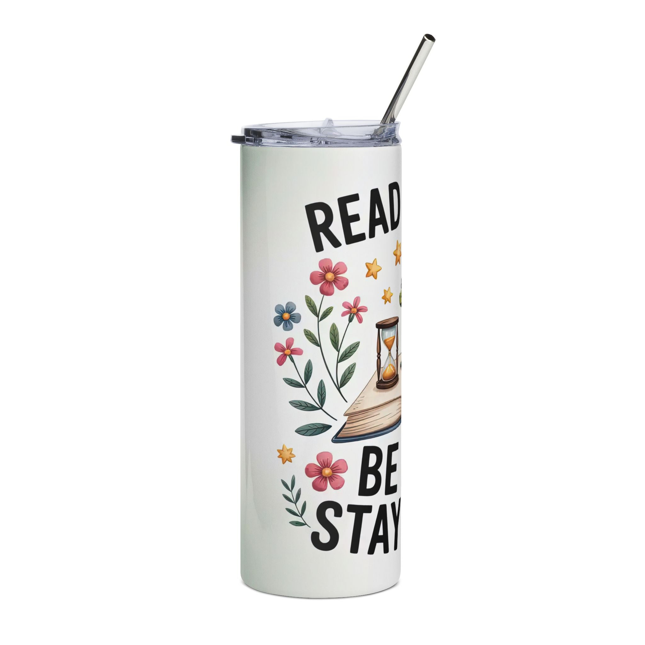 "Read Books, Be Kind, Stay Weird" Dragon Design — 20oz Stainless Tumbler