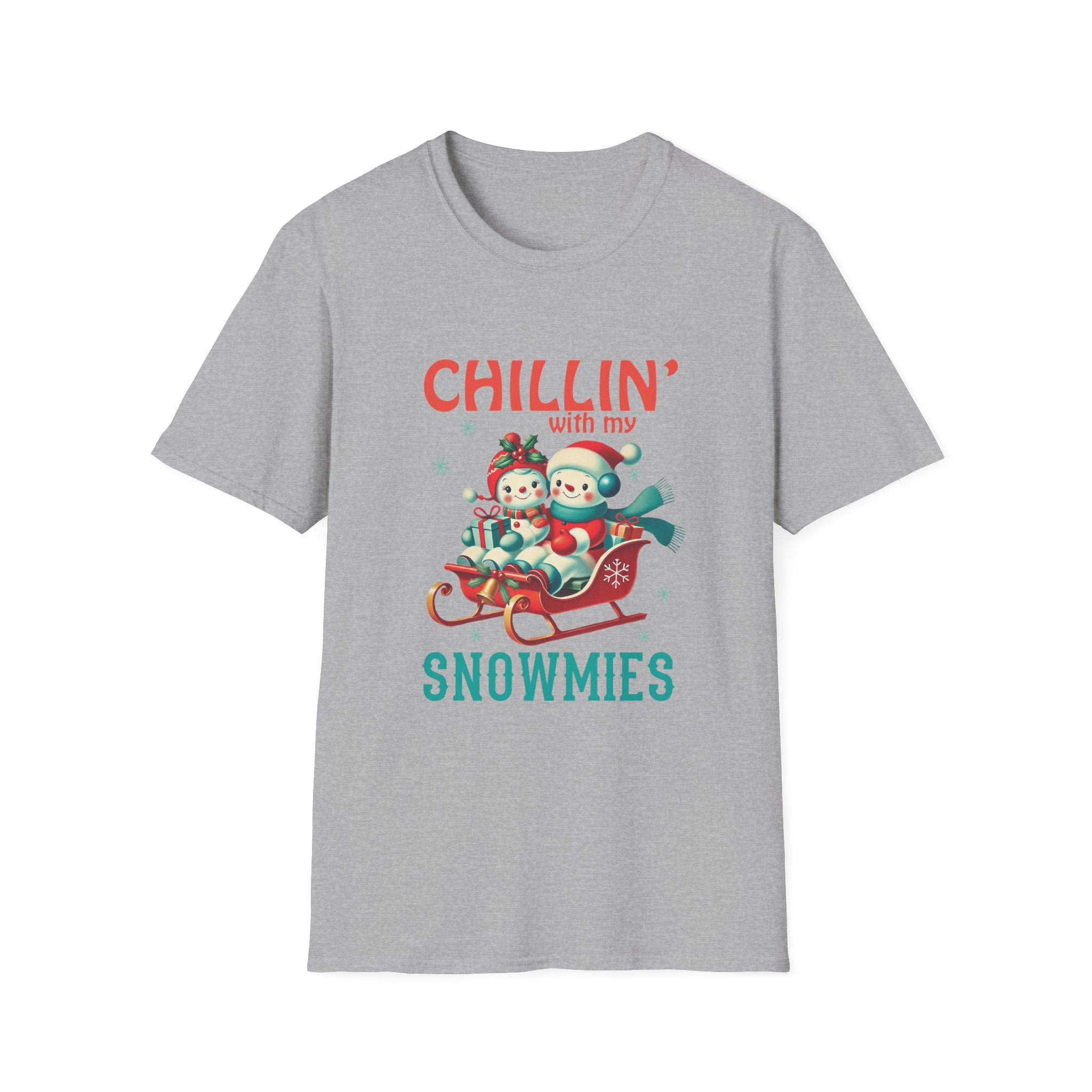 Chillin' With My Snowmies Christmas Tee