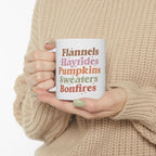 Fall Themed Ceramic Mug