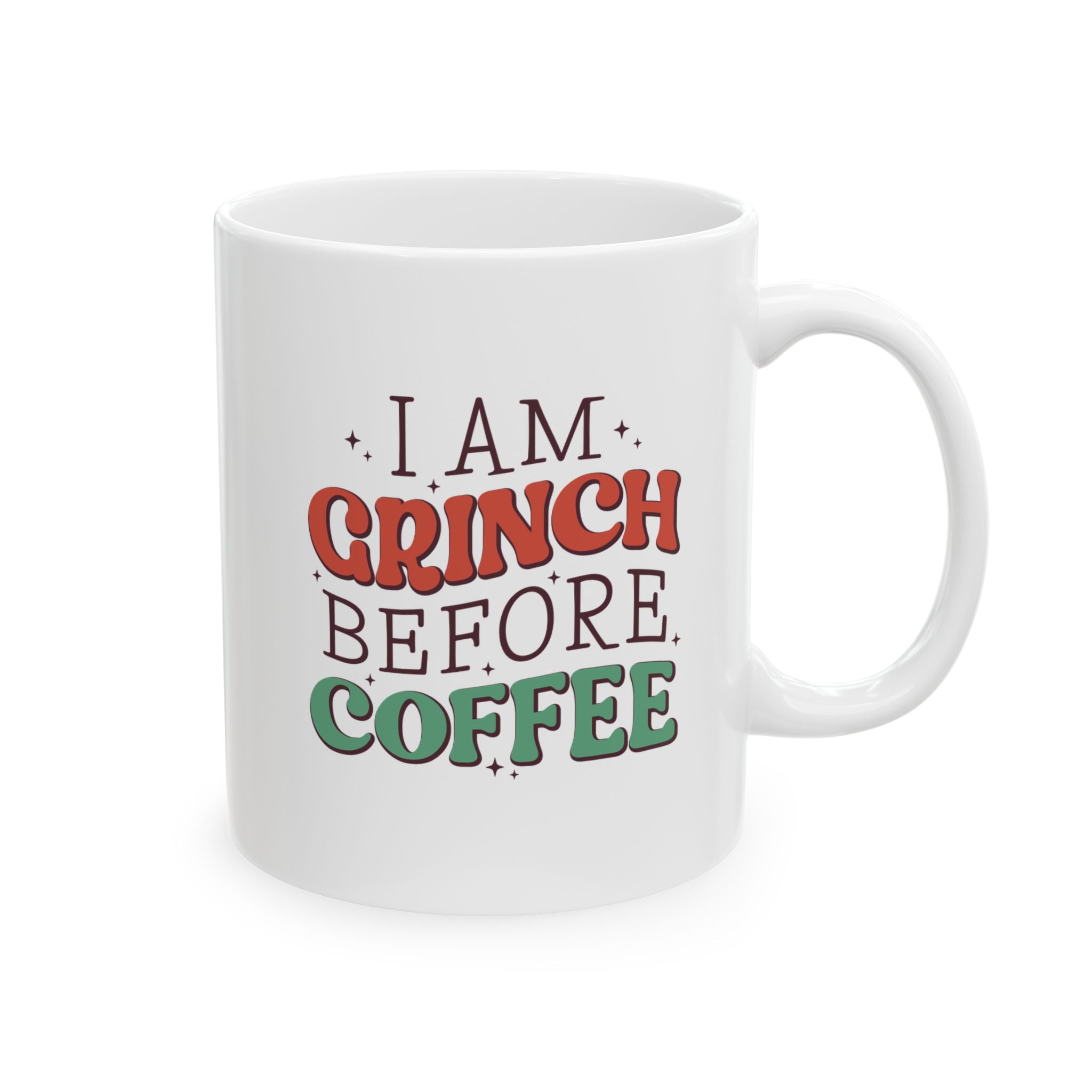 Grinch Before Coffee Mug -