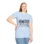"Homebody Mode All Day Every Day" Casual Graphic Tee