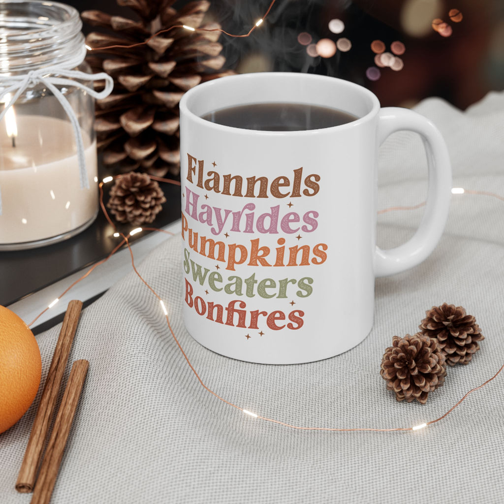 Fall Themed Ceramic Mug