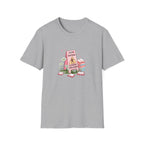 “Caution: Slippery When Reading” Cute Booklover Tee