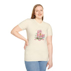 “Caution: Slippery When Reading” Cute Booklover Tee
