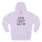 "Gym Now, Beer Later" Fitness Hoodie