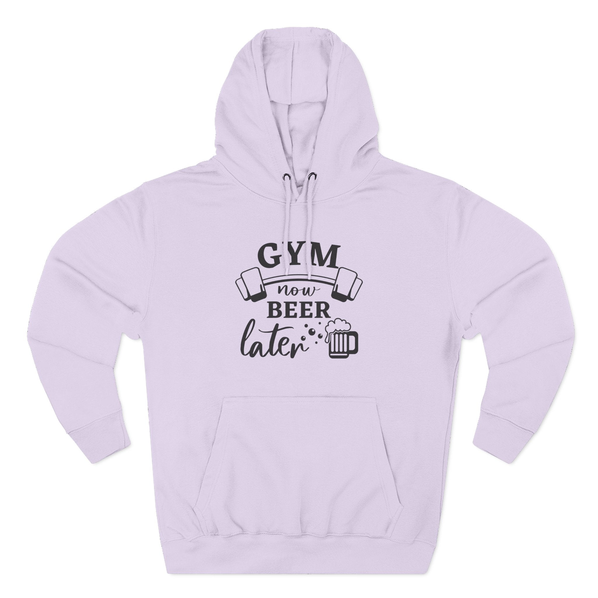 "Gym Now, Beer Later" Fitness Hoodie