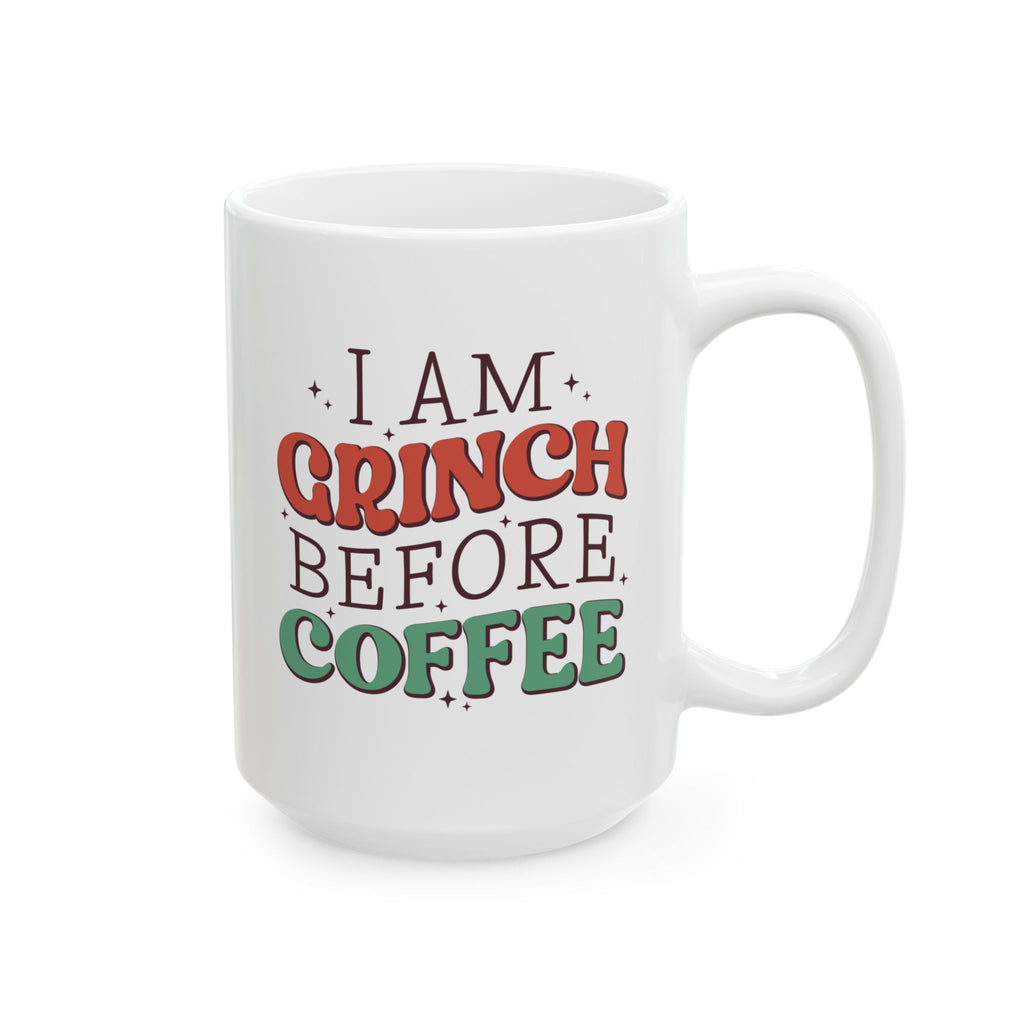 Grinch Before Coffee Mug -