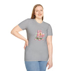 “Caution: Slippery When Reading” Cute Booklover Tee