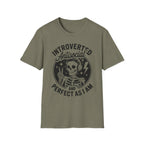 Introverted Antisocial T-Shirt — "Perfect As I Am" Skull Graphic Tee