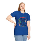 "Books, Hot Cocoa and Christmas Cheer" Holiday Tee for Book Lovers
