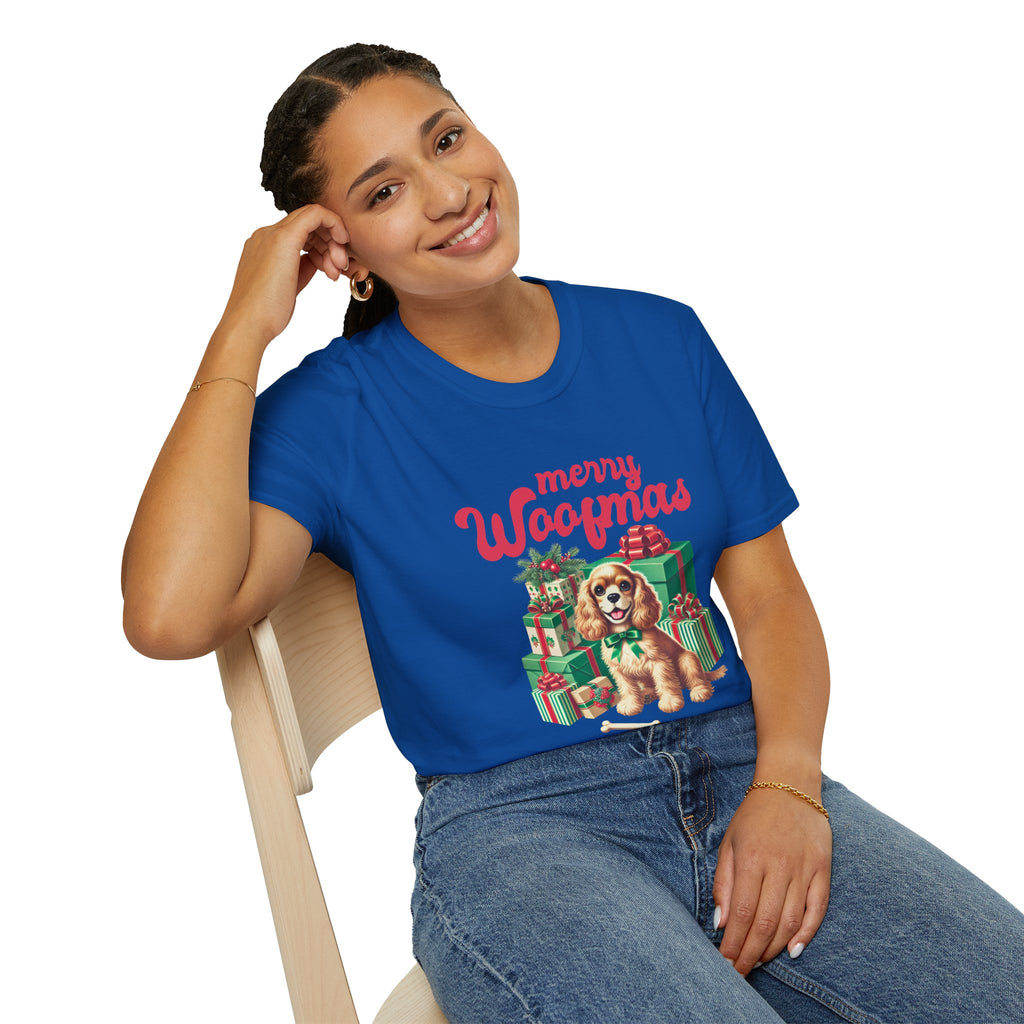 Merry Woofmas Dog Christmas Tee