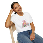 “Caution: Slippery When Reading” Cute Booklover Tee