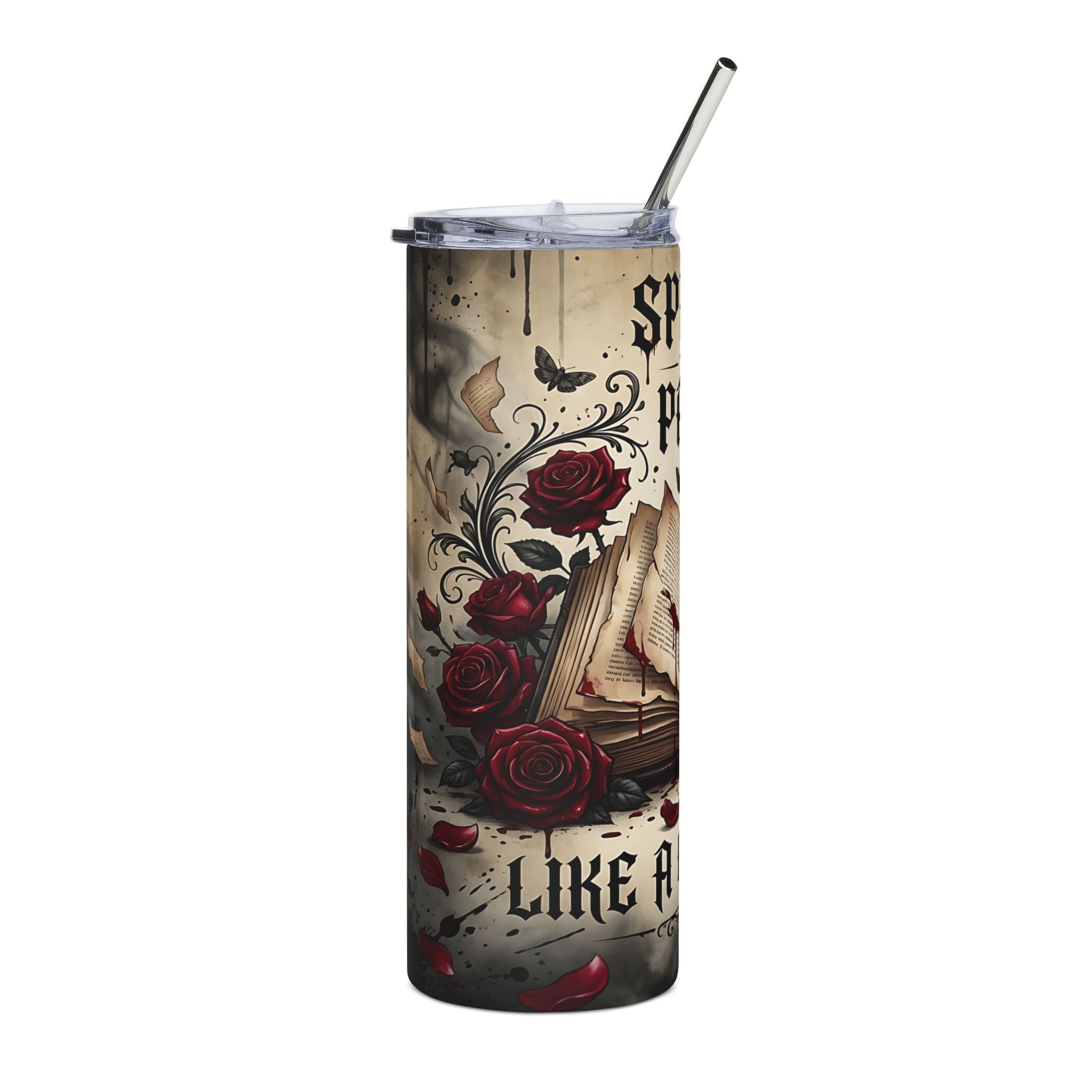 "Spread Those Pages Like a Good Girl" — 20oz Stainless Steel Tumbler