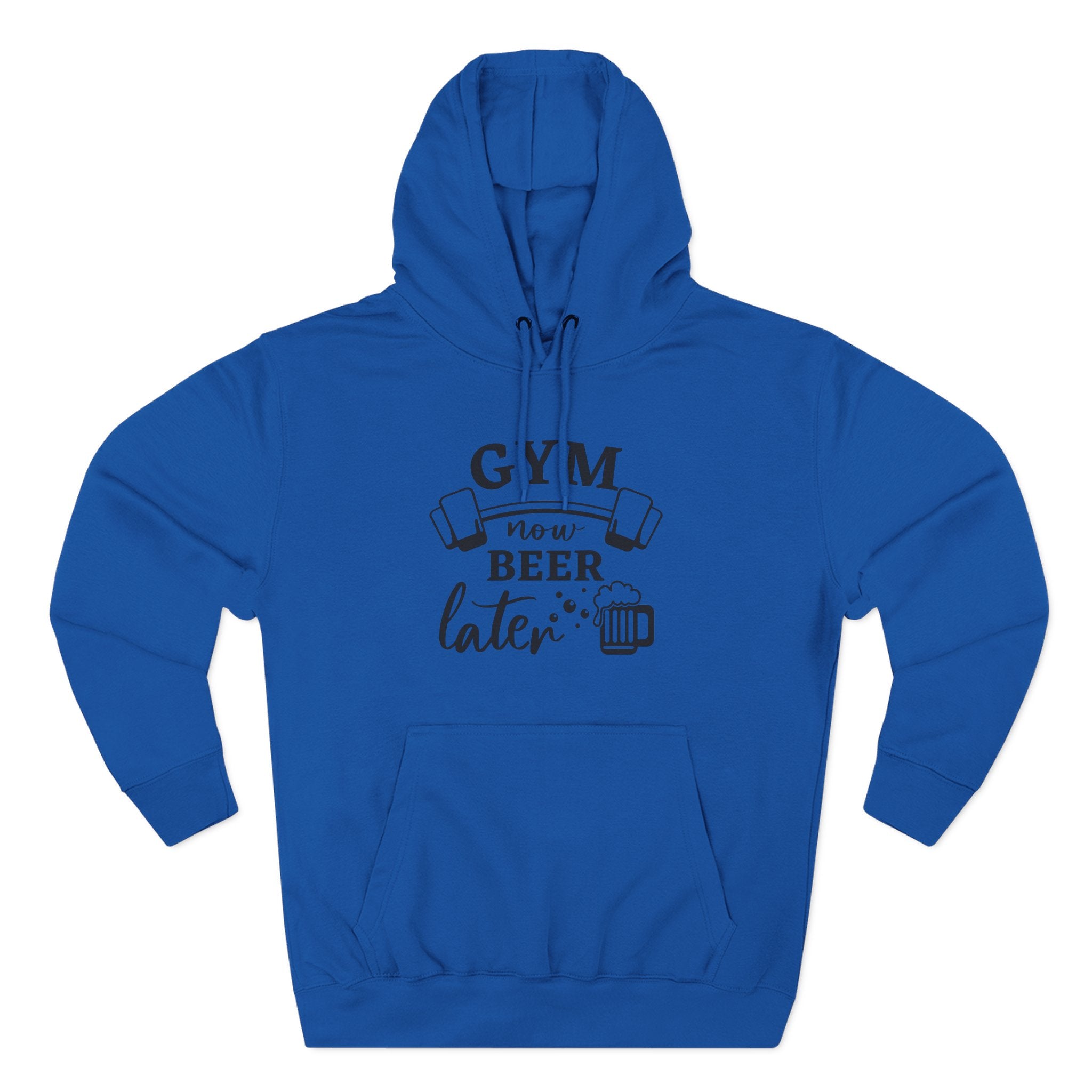 "Gym Now, Beer Later" Fitness Hoodie